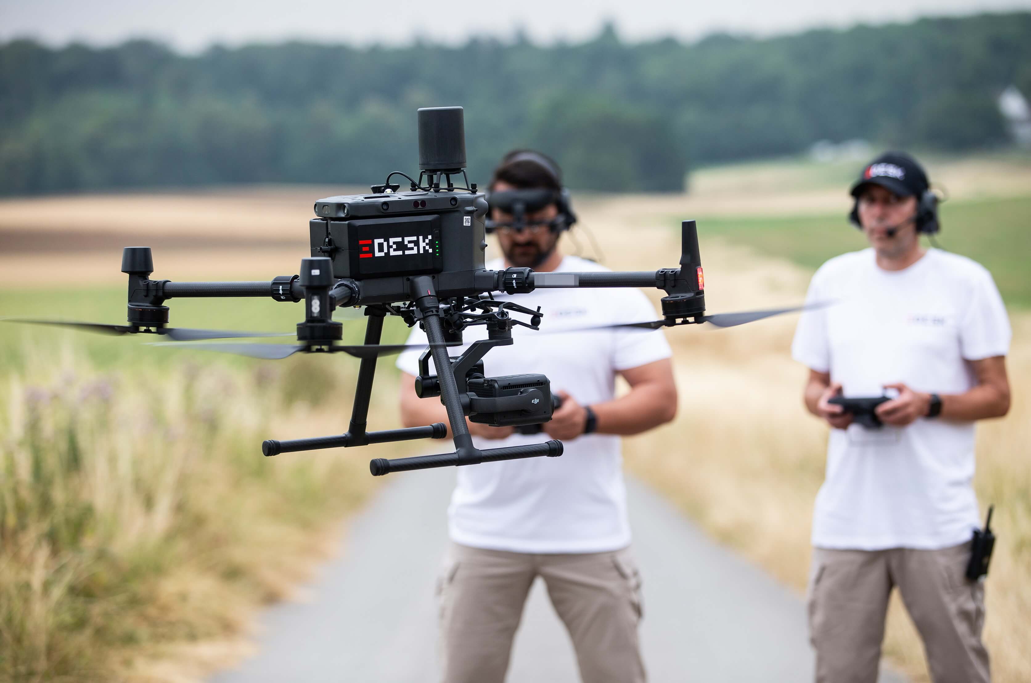 DESK Drohne im professionellen Sicherheitseinsatz