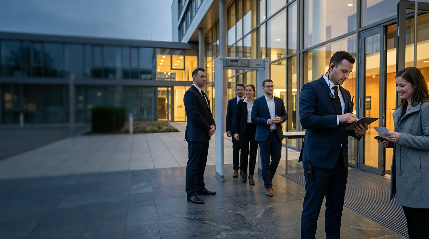 Professioneller Eventschutz am kontrollierten Veranstaltungseingang